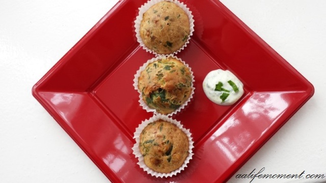 Spinach and Leek muffin
