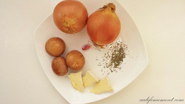 Stuffed baked Onions ingredients